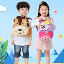 Apparel Cartoon Animal Children's BackPack Collection -Kawaii Store kawaiies plushies plush softtoy cartoon animal childrens backpack collection bags 362931