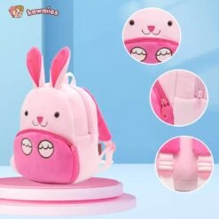 Apparel Cartoon Animal Children's BackPack Collection -Kawaii Store kawaiies plushies plush softtoy cartoon animal childrens backpack collection bags 701487