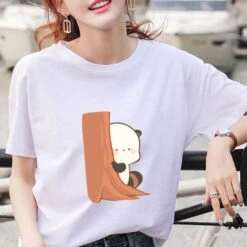 Apparel Cartoon Red Panda Collection 1 Women's Part Cotton Tee 15 Apparel Cartoon Red Panda Collection 1 Women's Part Cotton Tee -Kawaii Store kawaiies plushies plush softtoy cartoon red panda collection 1 womens part cotton tee tops tree xxxl 767697