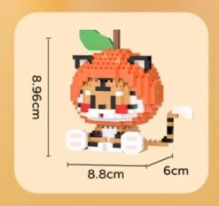 Cat And Tiger Onesie Nano Building Blocks 14 Cat And Tiger Onesie Nano Building Blocks -Kawaii Store kawaiies plushies plush softtoy cat and tiger onesie nano building blocks build it 229549