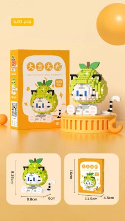 Cat And Tiger Onesie Nano Building Blocks 13 Cat And Tiger Onesie Nano Building Blocks -Kawaii Store kawaiies plushies plush softtoy cat and tiger onesie nano building blocks build it 904025