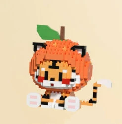 Cat And Tiger Onesie Nano Building Blocks 11 Cat And Tiger Onesie Nano Building Blocks -Kawaii Store kawaiies plushies plush softtoy cat and tiger onesie nano building blocks build it apple tiger 580768