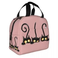 Cat Illustration Halloween Themed Lunch Bags -Kawaii Store kawaiies plushies plush softtoy cat illustration halloween themed lunch bags bag 326774