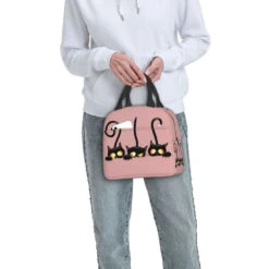 Cat Illustration Halloween Themed Lunch Bags -Kawaii Store kawaiies plushies plush softtoy cat illustration halloween themed lunch bags bag 405580