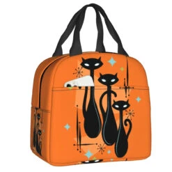 Cat Illustration Halloween Themed Lunch Bags -Kawaii Store kawaiies plushies plush softtoy cat illustration halloween themed lunch bags bag orange 371849