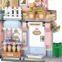 Cat Taiyaki Flower Cafes Foldable Micro Building Set Collection 10 Cat Taiyaki Flower Cafes Foldable Micro Building Set Collection - Image 8