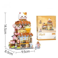 Cat Taiyaki Flower Cafes Foldable Micro Building Set Collection 16 Cat Taiyaki Flower Cafes Foldable Micro Building Set Collection -Kawaii Store kawaiies plushies plush softtoy cat taiyaki flower cafes foldable micro building set collection build it cat cafe with box 293779
