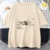 Apparel Cats Scratching Cats Backs Unisex Tee -Kawaii Store kawaiies plushies plush softtoy cats scratching cats backs unisex tee tops cream s 725130