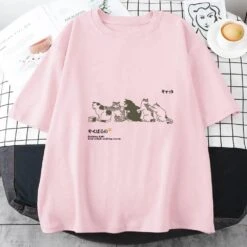 Apparel Cats Scratching Cats Backs Unisex Tee -Kawaii Store kawaiies plushies plush softtoy cats scratching cats backs unisex tee tops pink s 945297