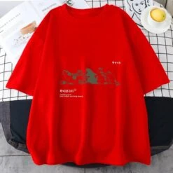Apparel Cats Scratching Cats Backs Unisex Tee -Kawaii Store kawaiies plushies plush softtoy cats scratching cats backs unisex tee tops red s 334732