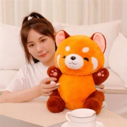 Chai The Kawaii Red Panda Plushie -Kawaii Store kawaiies plushies plush softtoy chai the kawaii red panda plushie soft toy 931278
