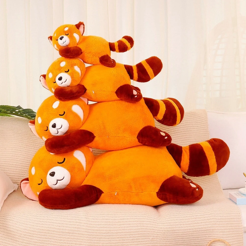 Chai The Sleeping Red Panda Plushie 4 Chai The Sleeping Red Panda Plushie - Image 2