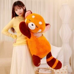 Chai The Sleeping Red Panda Plushie 18 Chai The Sleeping Red Panda Plushie -Kawaii Store kawaiies plushies plush softtoy chai the sleeping red panda plushie new soft toy 354758