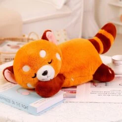 Chai The Sleeping Red Panda Plushie 15 Chai The Sleeping Red Panda Plushie -Kawaii Store kawaiies plushies plush softtoy chai the sleeping red panda plushie new soft toy 815661