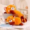 Chai The Sleeping Red Panda Plushie -Kawaii Store kawaiies plushies plush softtoy chai the sleeping red panda plushie new soft toy 907637