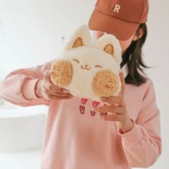 Apparel Cheeky Fox Plush Bag -Kawaii Store kawaiies plushies plush softtoy cheeky fox plush bag new apparel 113319
