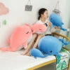 Cheerful Chonky Plumpy Pink Blue Whale -Kawaii Store kawaiies plushies plush softtoy cheerful chonky plumpy pink blue whale new soft toy 398982
