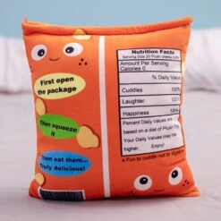 Cheesy Puffs Snack Bags -Kawaii Store kawaiies plushies plush softtoy cheesy puffs snack bags soft toy 180947