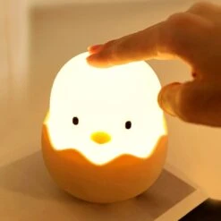Chick Hatching USB Rechargeable Night Lamp -Kawaii Store kawaiies plushies plush softtoy chick hatching usb rechargeable night lamp home decor 702718