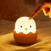Chick Hatching USB Rechargeable Night Lamp -Kawaii Store kawaiies plushies plush softtoy chick hatching usb rechargeable night lamp home decor warm 150081