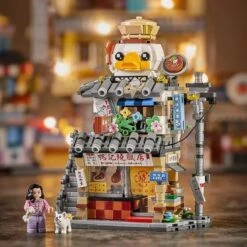 Hong Kong Restaurant Micro Building Blocks -Kawaii Store kawaiies plushies plush softtoy chinese city restaurant micro building blocks new build it duck without box 772550