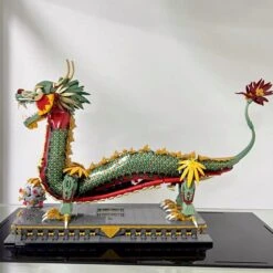 Chinese Dragon Statue Nano Building Blocks -Kawaii Store kawaiies plushies plush softtoy chinese dragon statue nano building blocks build it 880681