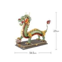 Chinese Dragon Statue Nano Building Blocks -Kawaii Store kawaiies plushies plush softtoy chinese dragon statue nano building blocks new build it 805038