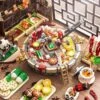 Royal Hot Pot Meal Micro Building Set | NEW -Kawaii Store kawaiies plushies plush softtoy chinese hot pot dinner micro building set new build it 318080
