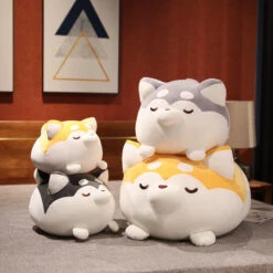 Chonky Cheerful Shiba Inu Squad Plushies -Kawaii Store kawaiies plushies plush softtoy chonky cheerful shiba inu squad plushies soft toy 922936