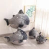 Chonky Shark Plush -Kawaii Store kawaiies plushies plush softtoy chonky shark plush soft toy 16in 40cm 499306