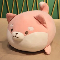 Chonky Shiba Squad Plushies -Kawaii Store kawaiies plushies plush softtoy chonky shiba squad plushies soft toy pink 14in 35cm 608478