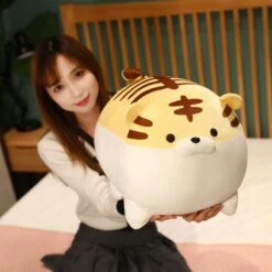 Chonky Tiger Buddy Plushies -Kawaii Store kawaiies plushies plush softtoy chonky tiger buddy plushies lunar new year soft toy 243177