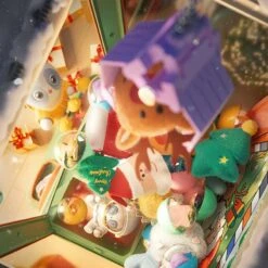 Christmas Advanced Mini Claw Machine -Kawaii Store kawaiies plushies plush softtoy christmas mini working claw machine toys 184415