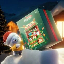 Christmas Advanced Mini Claw Machine -Kawaii Store kawaiies plushies plush softtoy christmas mini working claw machine toys 352266