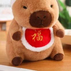 Christmas New Year Baby Capybara Plushies -Kawaii Store kawaiies plushies plush softtoy christmas new year baby capybara plushies soft toy 415083