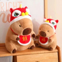 Christmas New Year Baby Capybara Plushies -Kawaii Store kawaiies plushies plush softtoy christmas new year baby capybara plushies soft toy 438970