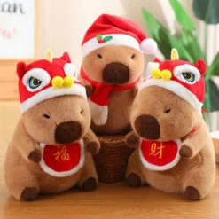Christmas New Year Baby Capybara Plushies