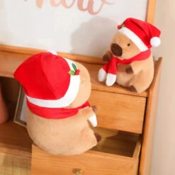 Christmas New Year Baby Capybara Plushies -Kawaii Store kawaiies plushies plush softtoy christmas new year baby capybara plushies soft toy 681936