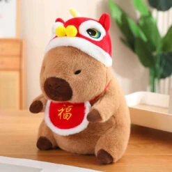 Christmas New Year Baby Capybara Plushies -Kawaii Store kawaiies plushies plush softtoy christmas new year baby capybara plushies soft toy chinese new year 1 20cm 205125