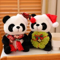 Christmas Santa Panda Plushies