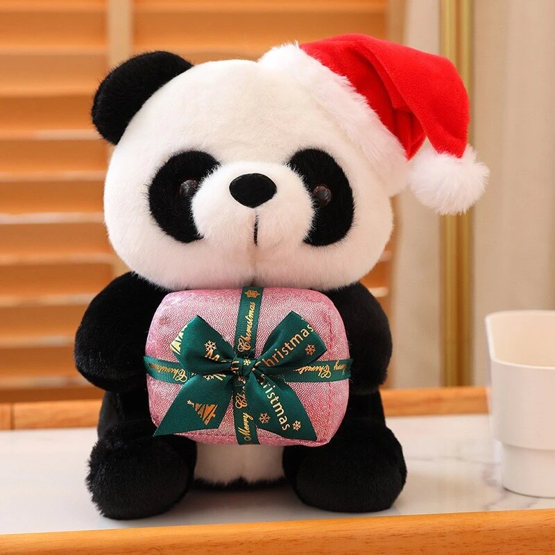 Christmas Santa Panda Plushies 4 Christmas Santa Panda Plushies - Image 2