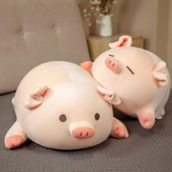 Chubby Chonky Pink Piggy Plushies | NEW -Kawaii Store kawaiies plushies plush softtoy chubby chonky pink piggy plushies new soft toy 183685