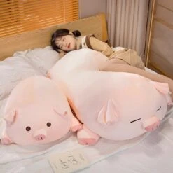 Chubby Chonky Pink Piggy Plushies | NEW -Kawaii Store kawaiies plushies plush softtoy chubby chonky pink piggy plushies new soft toy 381348