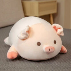 Chubby Chonky Pink Piggy Plushies | NEW -Kawaii Store kawaiies plushies plush softtoy chubby chonky pink piggy plushies new soft toy awake 21in 55cm 579453