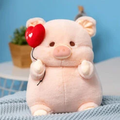 Chunky Love Heart Piggy Plushie -Kawaii Store kawaiies plushies plush softtoy chunky love heart piggy plushie soft toy 618268