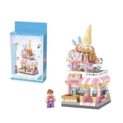City View Ice Cream Panda Cafes Flower Camera Shops Micro Building Sets 31 City View Ice Cream Panda Cafes Flower Camera Shops Micro Building Sets -Kawaii Store kawaiies plushies plush softtoy city view ice cream panda cafes flower camera shops micro building sets build it ice cream cafe 213368