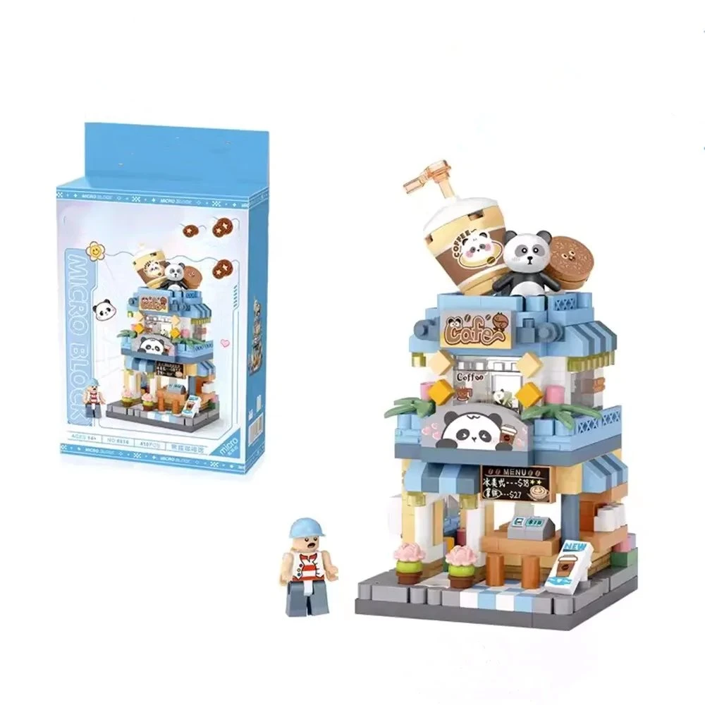 City View Ice Cream Panda Cafes Flower Camera Shops Micro Building Sets 15 City View Ice Cream Panda Cafes Flower Camera Shops Micro Building Sets - Image 13