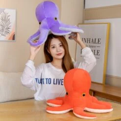 Colourful Octopus Duo Plushie -Kawaii Store kawaiies plushies plush softtoy colourful octopus duo plushie soft toy 111779