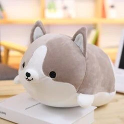 Corgi Cuddle Buddies -Kawaii Store kawaiies plushies plush softtoy corgi cuddle buddies soft toy 11in 30cm grey 483724