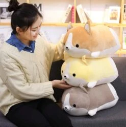 Corgi Cuddle Buddies -Kawaii Store kawaiies plushies plush softtoy corgi cuddle buddies soft toy 181211